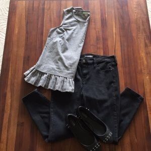 Liverpool black skinny jeans  sz 6P/28